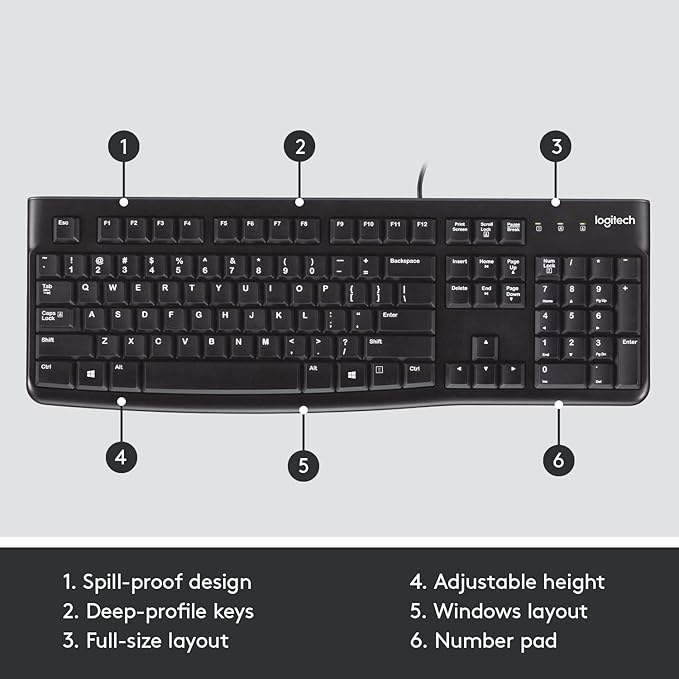 Logitech K120 gamingstoreuae Logitech K120 gamingstoreuae